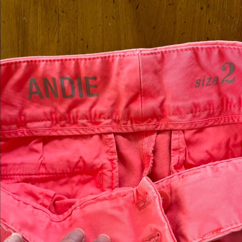 J Crew Andie Pink Bermuda Shorts Classic Cotton Twill - Picture 2 of 5